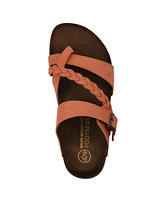 White Mountain Women's Hazy Footbed Sandals