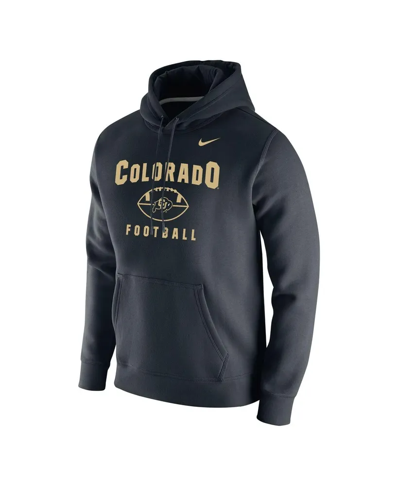 Men's Nike Black Colorado Buffaloes Football Oopty Oop Club Fleece Pullover Hoodie