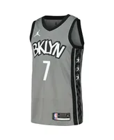 Men's Jordan Kevin Durant Gray Brooklyn Nets Swingman Player Jersey - Statement Edition