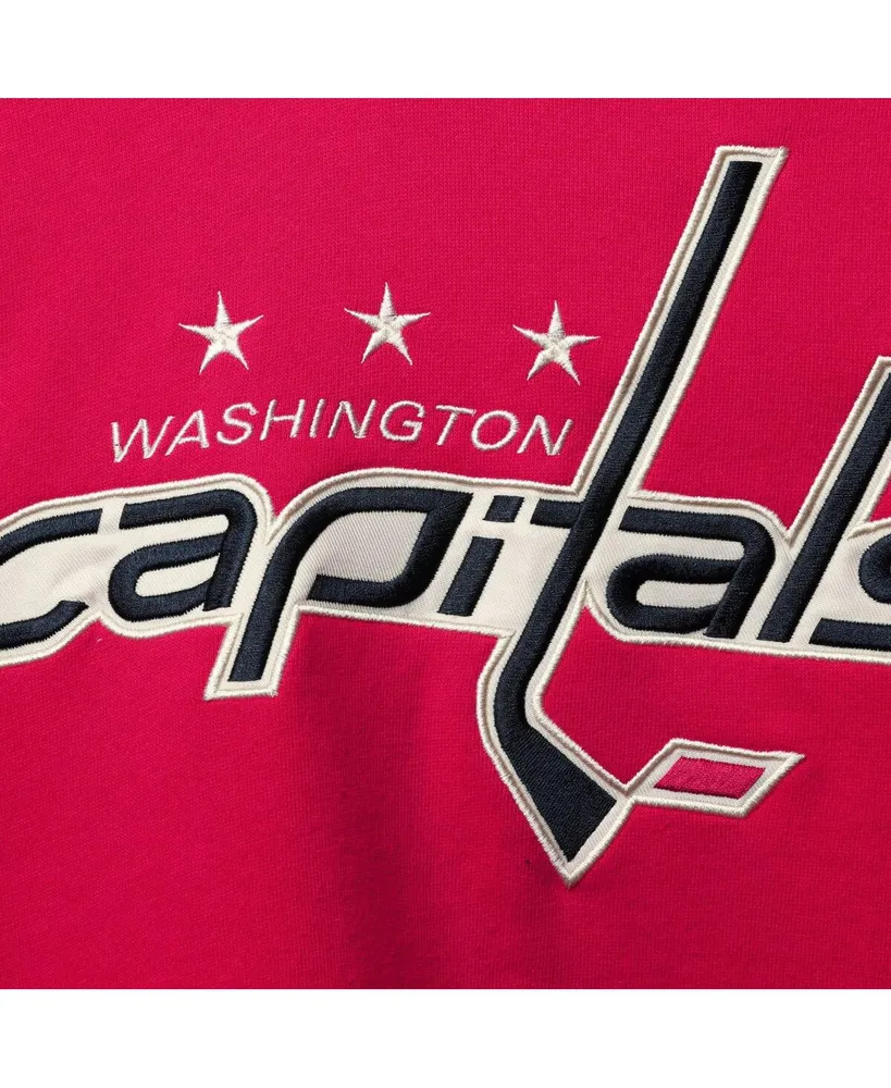 Men's '47 Brand Red Washington Capitals Superior Lacer Pullover Hoodie