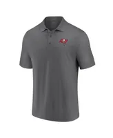 Men's Fanatics Pewter Tampa Bay Buccaneers Component Polo Shirt