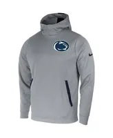 Men's Nike Gray Penn State Nittany Lions 2-Hit Performance Pullover Hoodie