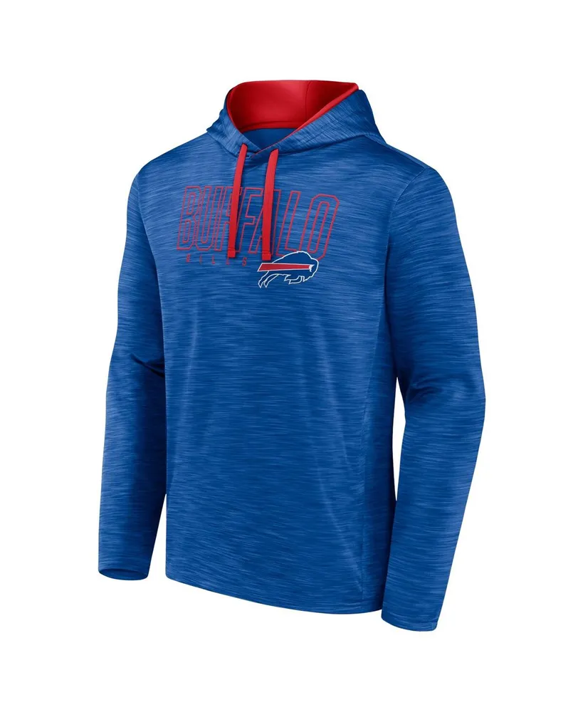 Men's Fanatics Heather Royal Buffalo Bills Hook and Ladder Pullover Hoodie