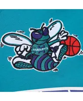 Men's Mitchell & Ness Teal Charlotte Hornets Hardwood Classics Nights Premium T-shirt