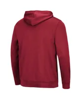 Men's Colosseum Crimson Oklahoma Sooners Resistance Pullover Hoodie