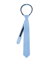 Tommy Hilfiger Boys Textured Solid Pre-Tied Zipper Tie