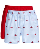 Club Room Men's 2-Pk. Regular-Fit Cotton Boxers, Created for Macy's