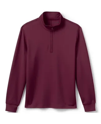 Lands' End Men's Active Performance Quarter Zip Pullover