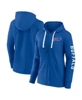 Women's Fanatics Heather Royal Buffalo Bills Plus Size City Ties Full-Zip Hoodie