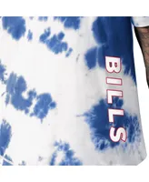 Men's Msx by Michael Strahan Royal Buffalo Bills Freestyle Tie-Dye T-shirt