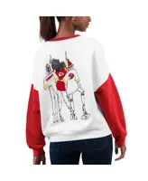 Women's G-iii 4Her by Carl Banks White Kansas City Chiefs A-Game Pullover Sweatshirt