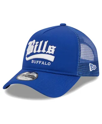 Men's New Era Royal Buffalo Bills Caliber Trucker 9FORTY Adjustable Hat