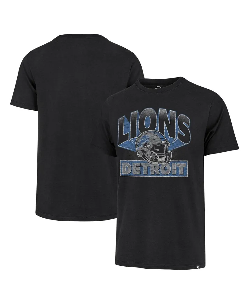 Men's '47 Brand Black Detroit Lions Amplify Franklin T-shirt