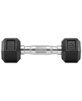 Philosophy Gym Rubber Coated Hex Dumbbell Hand Weights