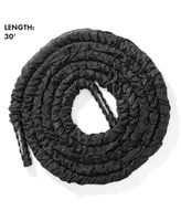 Philosophy Gym Foot Exercise Battle Rope Inch Diameter with Cover and Anchor Kit