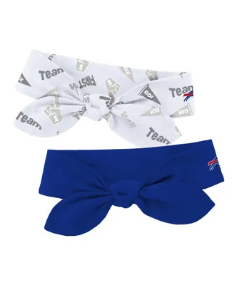 Girls Infant Buffalo Bills Knotty Bow Headband Set