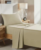 California Design Den Twin 3 Piece Rayon from Bamboo Deep Pocket Sheet Set