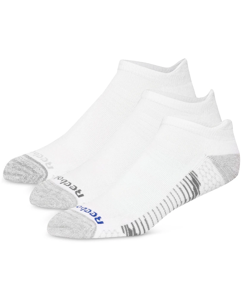 Reebok Men's Targeted Cushion Running Low Cut Socks, Pack of 3