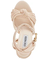 Steve Madden Women's Malou Knotted Woven Dress Sandals