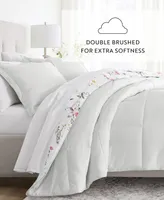 ienjoy Home Meadow Floral Stripe -Piece Comforter Set