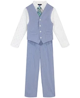 Nautica Toddler and Little Boys Pin Cord Machine Washable Vest Set