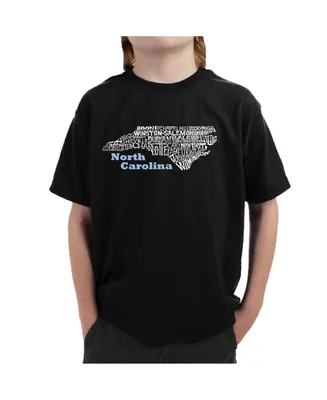 Boy's Word Art T-shirt - North Carolina