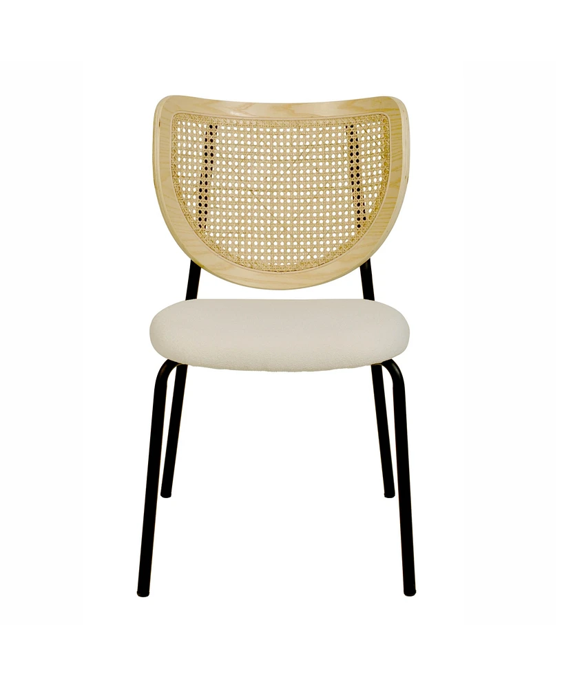 Tov Furniture 2 Pcs. Rattan Dining Chair