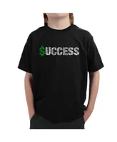 Boy's Word Art T-shirt - Success