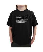 Boy's Word Art T-shirt - Glory Hallelujah Flag