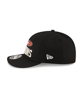 Men's New Era Black San Francisco 49ers 2023 Nfc Champions Locker Room Trophy Collection Low Profile 9FIFTY Snapback Hat