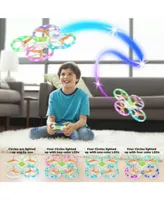 Contixo 7" TD1 Kids Indoor Outdoor Rc Easy to Fly Quadcopter Drone with Led Lights with 3d Flip