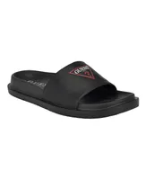 Guess Men's Vumble Triangle Emblem Fashion Slide Sandal