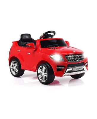 Sugift 6V Mercedes Benz Kids Ride on Car with MP3+Rc
