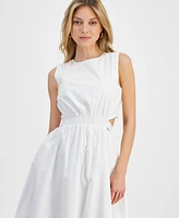 Rachel Roy Women's Mila Scoop-Neck Midi Cutout Dress