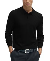 Boss by Hugo Boss Men's Graphic Jacquard Structure Polo Shirt