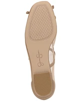 Jessica Simpson Women's Katelind Mary-Jane Mesh Ballet Flats