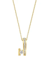 Effy Diamond Abstract Form 18" Pendant Necklace (1/2 ct. t.w.) in 14k Gold