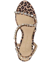 Jessica Simpson Women's Jaycin Barely-There Rhinestone Evening Sandals