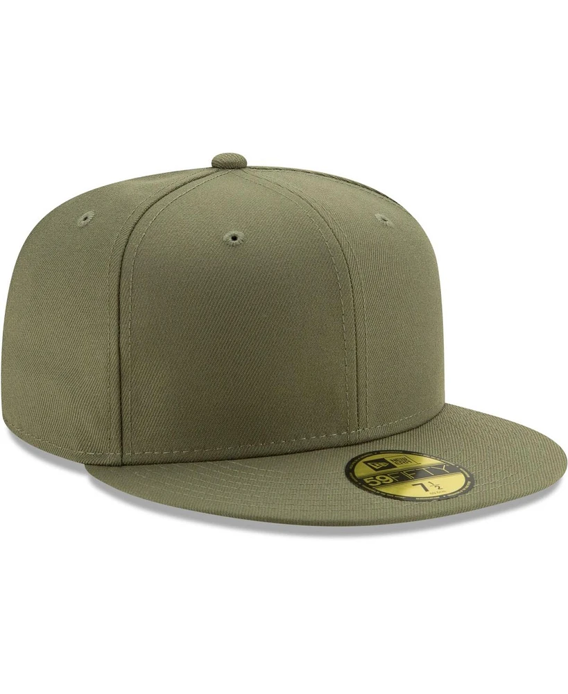 Men's New Era Green Blank 59FIFTY Fitted Hat