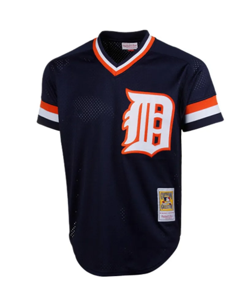 Men' s Mitchell & Ness Kirk Gibson Navy Detroit Tigers 1984 Authentic Cooperstown Collection Mesh Batting Practice Jersey