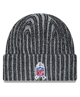 Men's New Era Black Kansas City Chiefs 2023 Salute To Service Cuffed Knit Hat