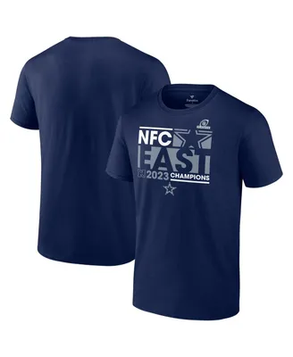 Men's Fanatics Navy Dallas Cowboys 2023 Nfc East Division Champions Conquer T-shirt