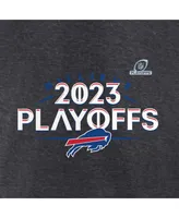 Men's Fanatics Heather Charcoal Buffalo Bills 2023 Nfl Playoffs T-shirt