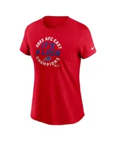 Women's Nike Red Buffalo Bills 2023 Afc East Division Champions Locker Room Trophy Collection T-shirt