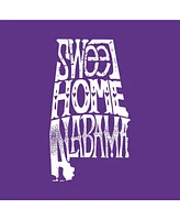 Girl's Word Art T-shirt - Sweet Home Alabama