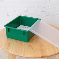 ECR4Kids Letter Tray with Lid, Storage Containers, 10-Pack