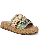 Circus Ny by Sam Edelman Wallis Raffia Platform Slide Sandals