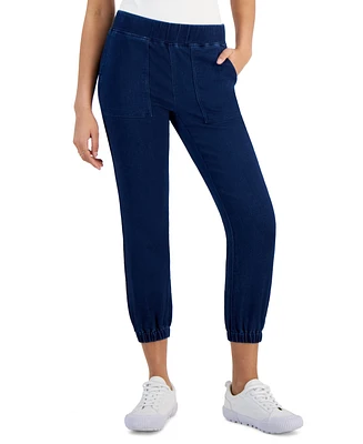 Tinseltown Juniors' Pull-On High-Rise Jogger Pants