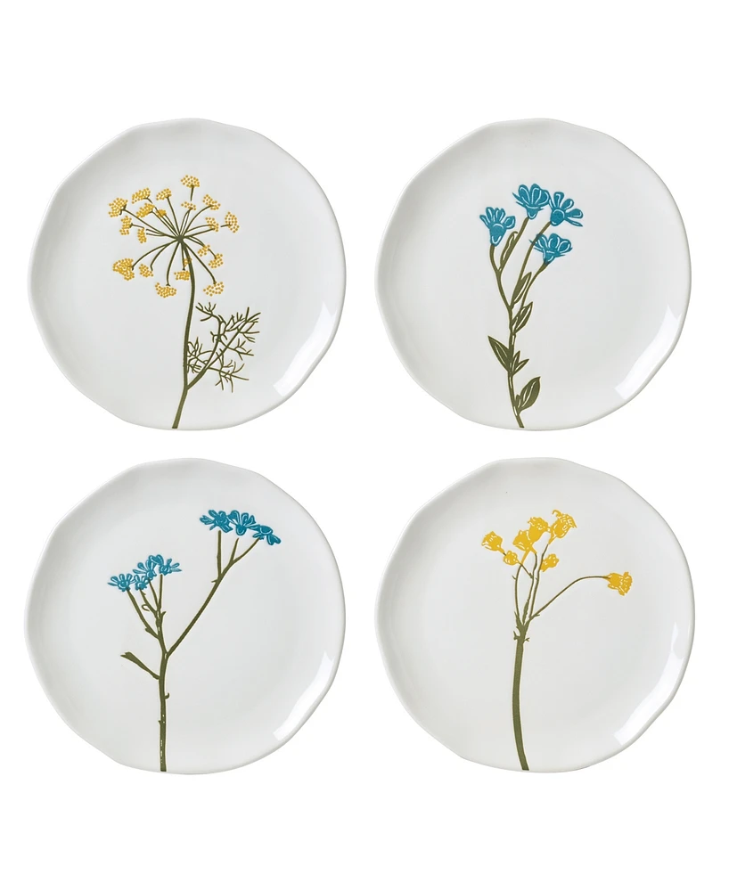 Lenox Wildflowers Tidbit Plates, Set of 4