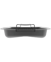 Good Cook Everyday Nonstick Quick-Baste Roasting Pan with Locking Rack